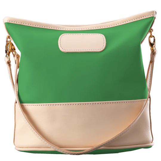 Letita (Order in any color!) Crossbodies Jon Hart Kelly Green Coated Canvas