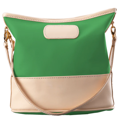 Letita (Order in any color!) Crossbodies Jon Hart Kelly Green Coated Canvas