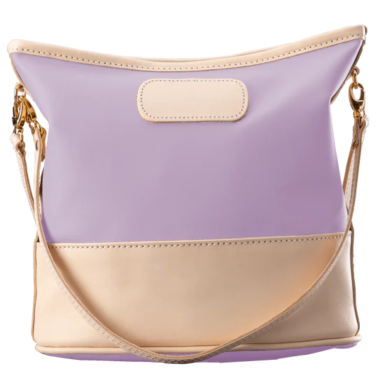 Letita (Order in any color!) Crossbodies Jon Hart Lilac Coated Canvas