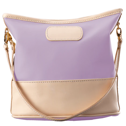 Letita (Order in any color!) Crossbodies Jon Hart Lilac Coated Canvas