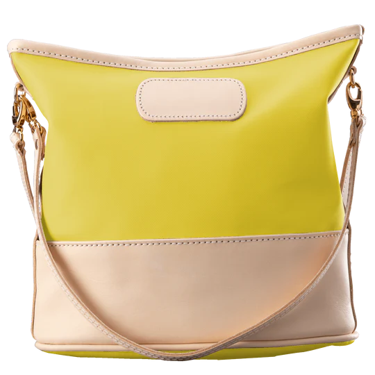 Letita (Order in any color!) Crossbodies Jon Hart Lemon Coated Canvas