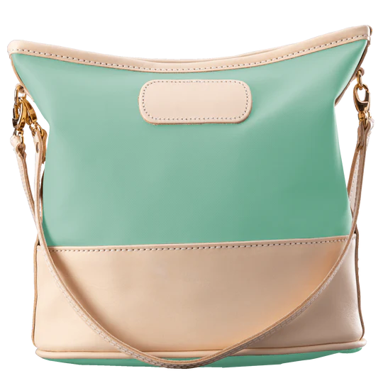 Letita (Order in any color!) Crossbodies Jon Hart Mint Coated Canvas