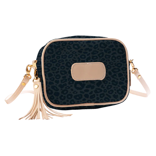 Lola (Order in any color!) Crossbodies Jon Hart Dark Leopard Coated Canvas