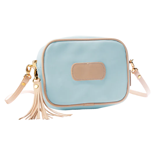 Lola (Order in any color!) Crossbodies Jon Hart Ice Blue Coated Canvas