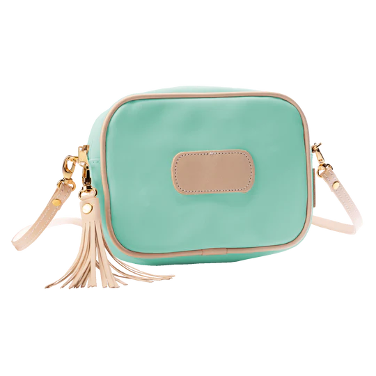 Lola (Order in any color!) Crossbodies Jon Hart Mint Coated Canvas