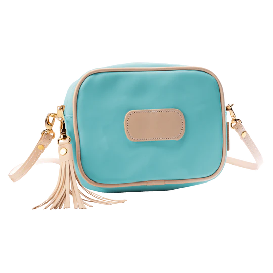 Lola (Order in any color!) Crossbodies Jon Hart Ocean Blue Coated Canvas