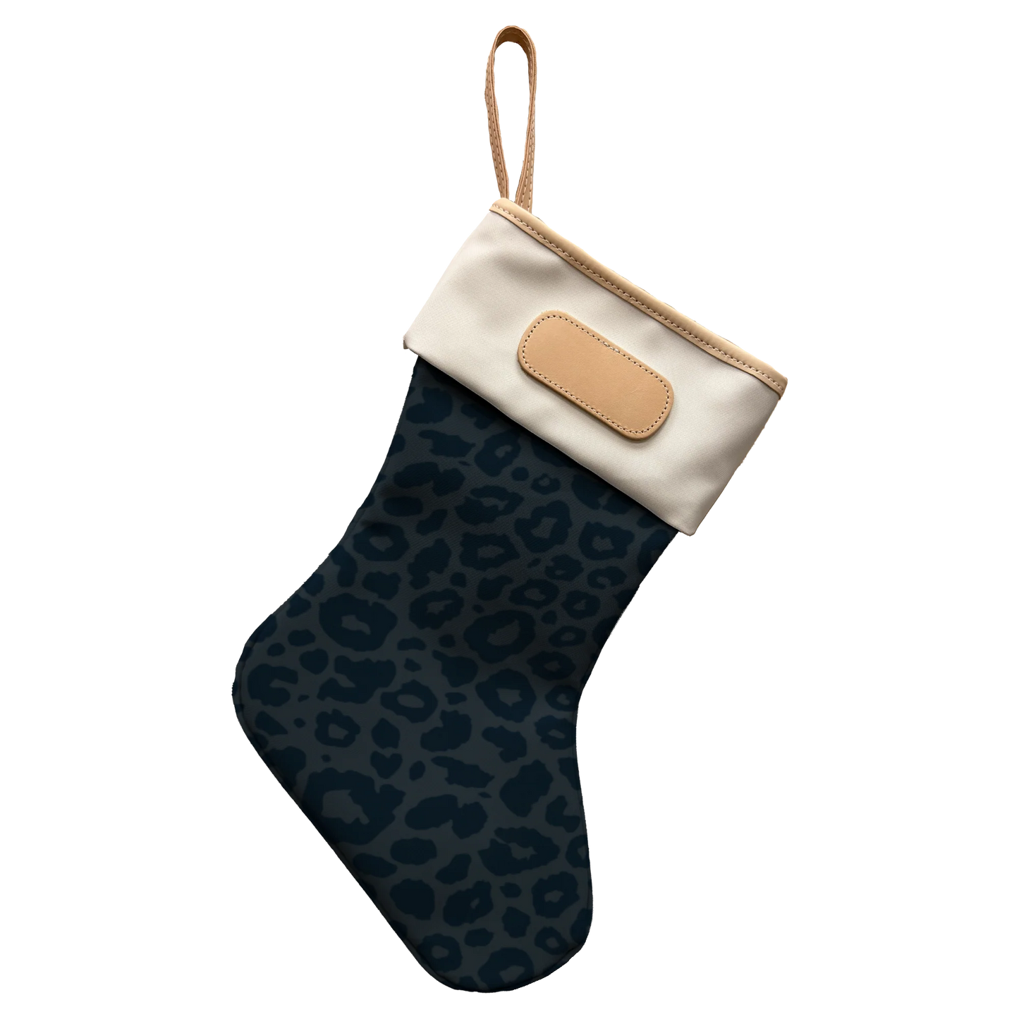 Christmas Stocking HOME DECOR/PRODUCT Jon Hart Dark Leopard Coated Canvas