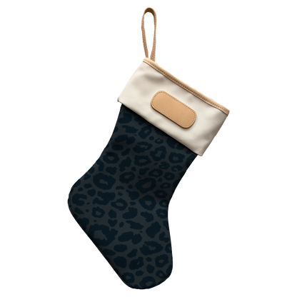 Christmas Stocking HOME DECOR/PRODUCT Jon Hart Dark Leopard Coated Canvas