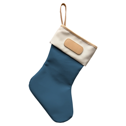 Christmas Stocking HOME DECOR/PRODUCT Jon Hart French Blue Coated Canvas