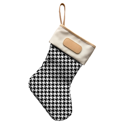 Christmas Stocking HOME DECOR/PRODUCT Jon Hart Houndstooth Coated Canvas