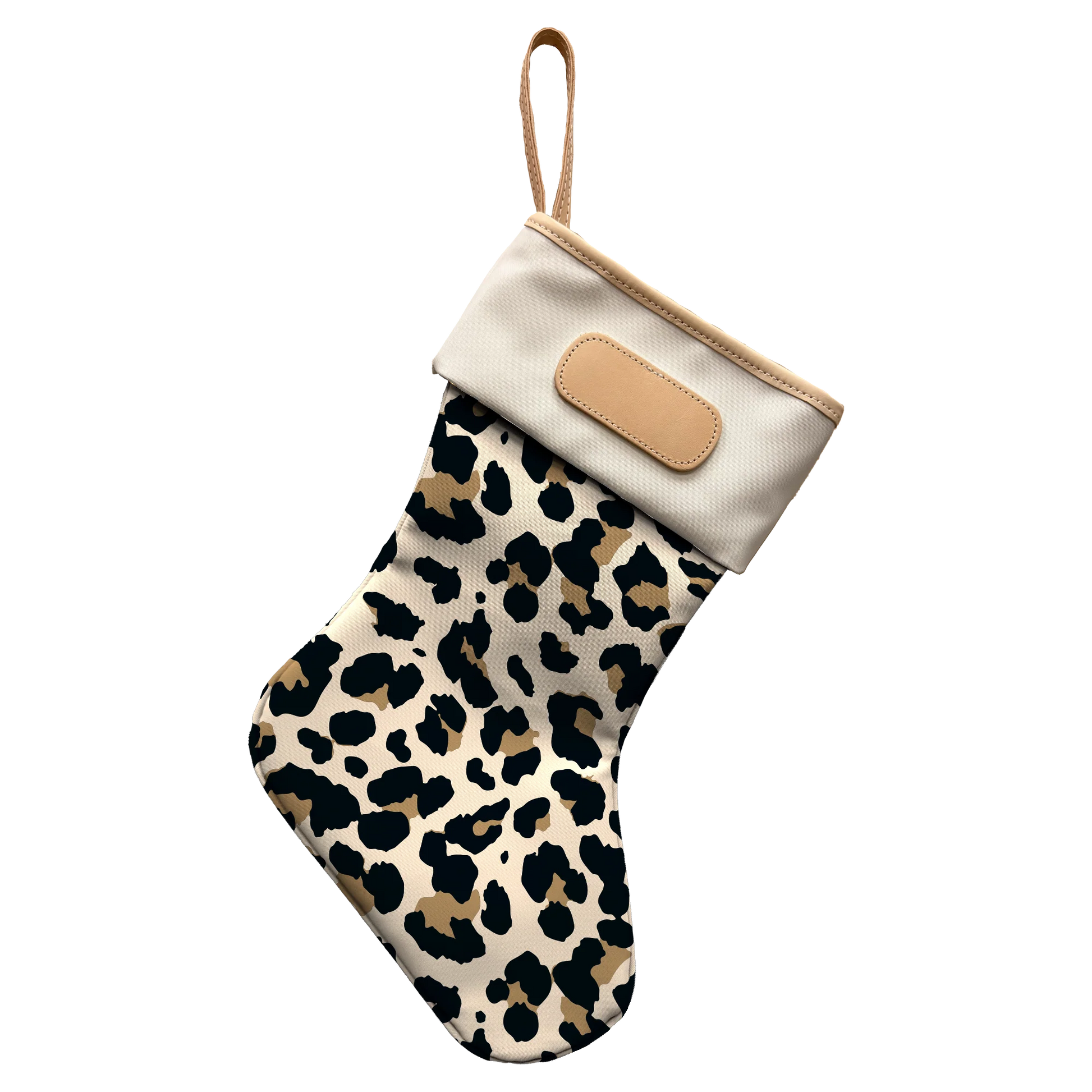 Christmas Stocking HOME DECOR/PRODUCT Jon Hart Leopard Coated Canvas