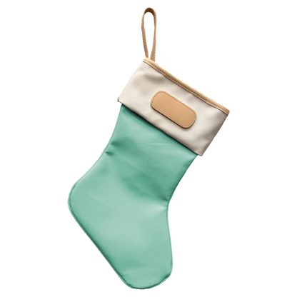 Christmas Stocking HOME DECOR/PRODUCT Jon Hart Mint Coated Canvas