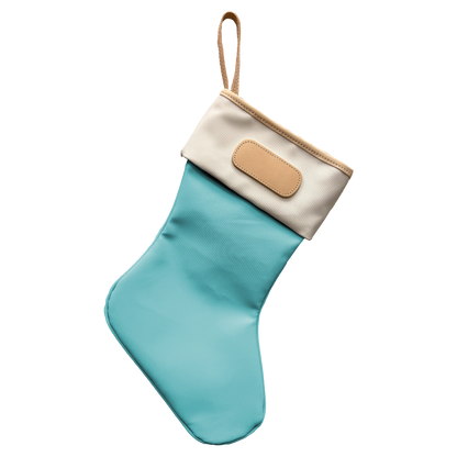 Christmas Stocking HOME DECOR/PRODUCT Jon Hart Ocean Blue Coated Canvas