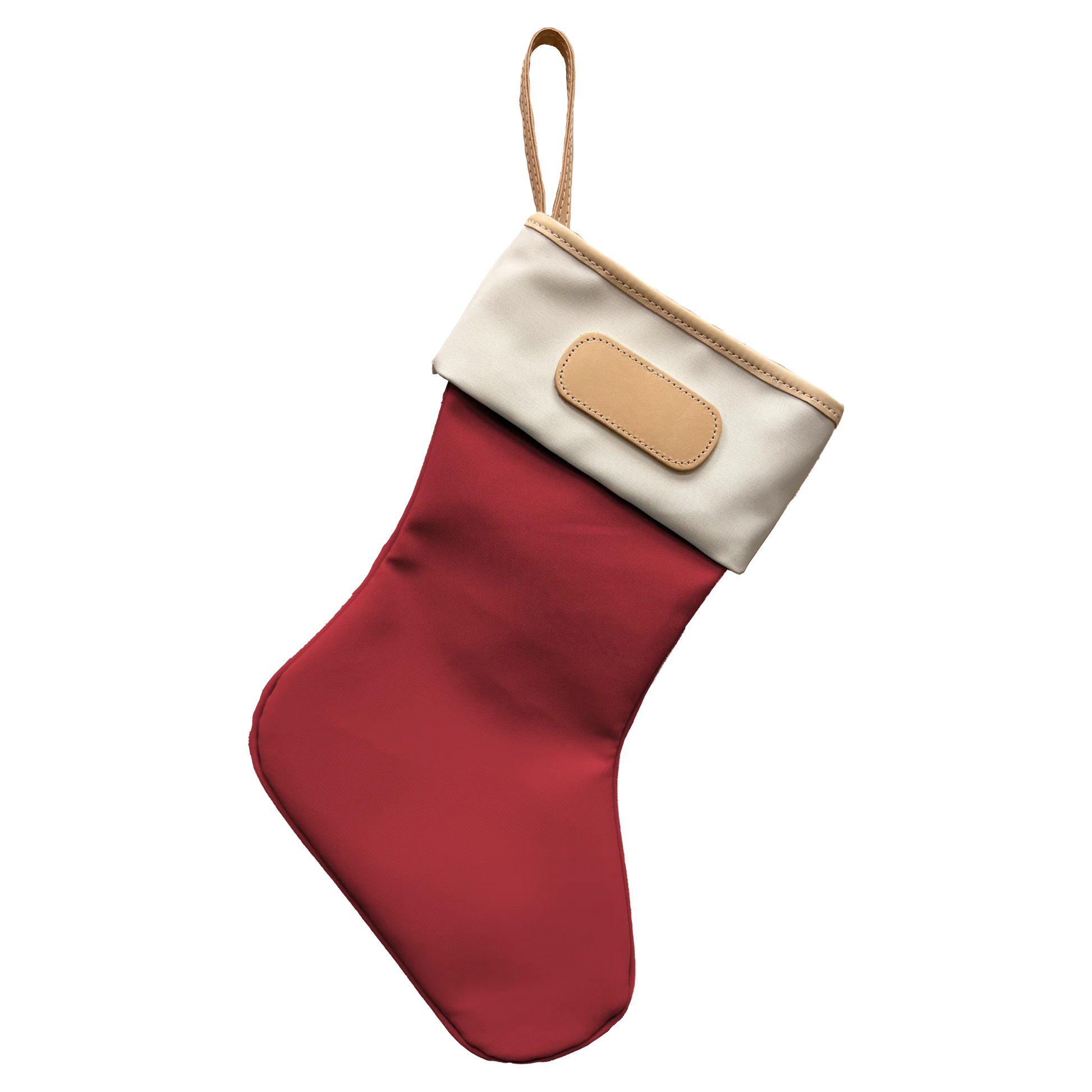 Christmas Stocking HOME DECOR/PRODUCT Jon Hart Red Coated Canvas