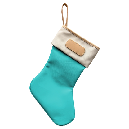 Christmas Stocking HOME DECOR/PRODUCT Jon Hart Teal Coated Canvas