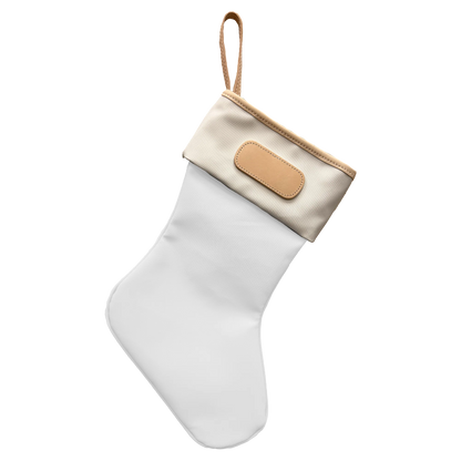 Christmas Stocking HOME DECOR/PRODUCT Jon Hart White Coated Canvas