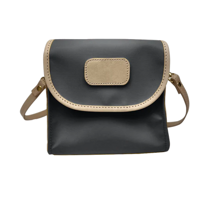 Lillie Crossbody (Order in any color!) Crossbodies Jon Hart Charcoal Coated Canvas  