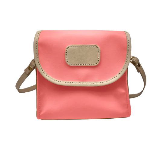 Lillie Crossbody (Order in any color!) Crossbodies Jon Hart Coral Coated Canvas  