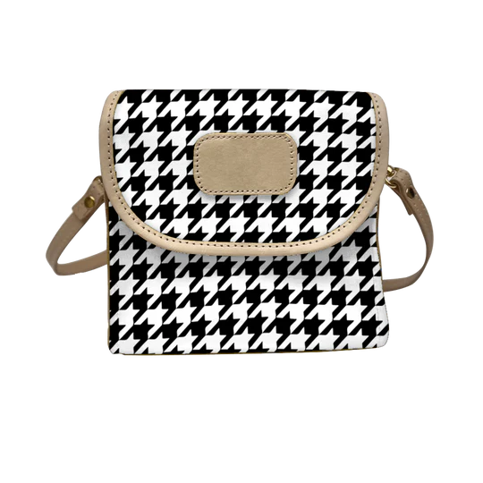 Lillie Crossbody (Order in any color!) Crossbodies Jon Hart Houndstooth Coated Canvas
