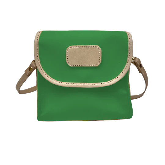 Lillie Crossbody (Order in any color!) Crossbodies Jon Hart Kelly Green Coated Canvas