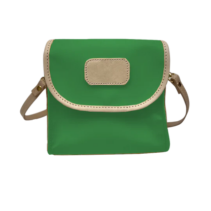 Lillie Crossbody (Order in any color!) Crossbodies Jon Hart Kelly Green Coated Canvas