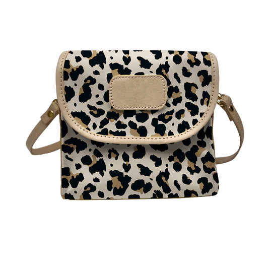Lillie Crossbody (Order in any color!) Crossbodies Jon Hart Leopard Coated Canvas  
