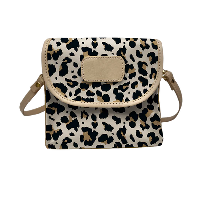 Lillie Crossbody (Order in any color!) Crossbodies Jon Hart Leopard Coated Canvas  