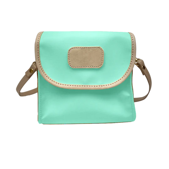 Lillie Crossbody (Order in any color!) Crossbodies Jon Hart Mint Coated Canvas  
