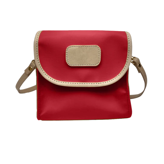 Lillie Crossbody (Order in any color!) Crossbodies Jon Hart Red Coated Canvas  