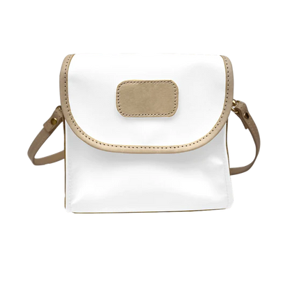 Lillie Crossbody (Order in any color!) Crossbodies Jon Hart White Coated Canvas  