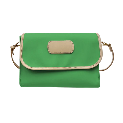 Elizabeth Crossbody (Order in any color!) Crossbodies Jon Hart Kelly Green Coated Canvas