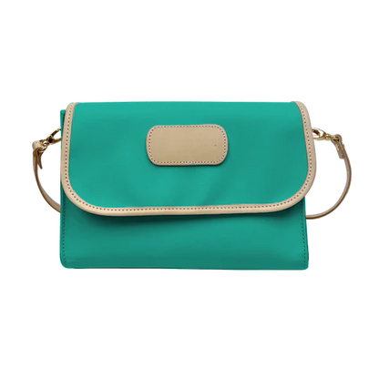 Elizabeth Crossbody (Order in any color!) Crossbodies Jon Hart Teal Coated Canvas
