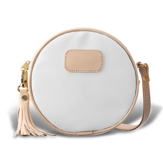 Luna (Order in any color!) Crossbodies Jon Hart White Coated Canvas