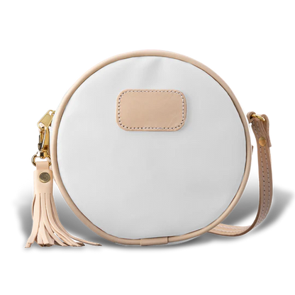 Luna (Order in any color!) Crossbodies Jon Hart White Coated Canvas