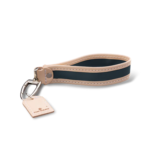Pearl Key Fob (Order in any color!) Key Rings Jon Hart French Blue Coated Canvas  