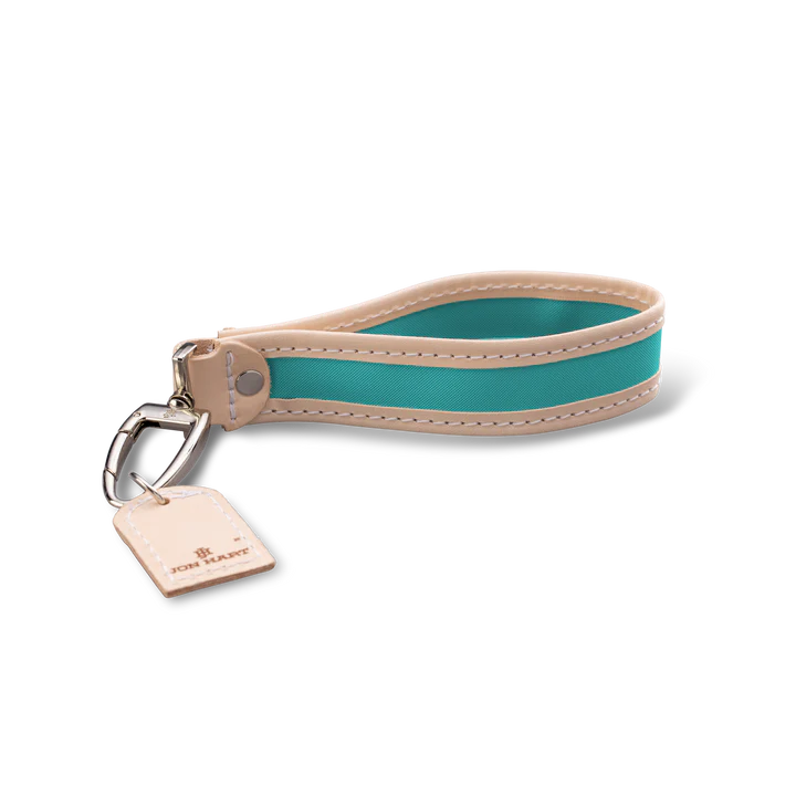 Pearl Key Fob (Order in any color!) Key Rings Jon Hart Teal Coated Canvas