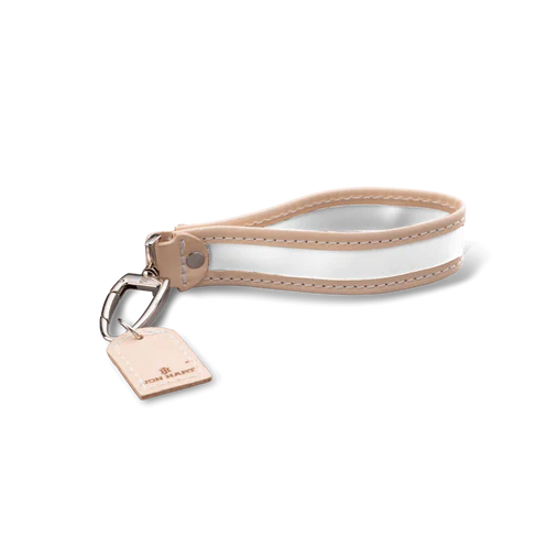 Pearl Key Fob (Order in any color!) Key Rings Jon Hart White Coated Canvas