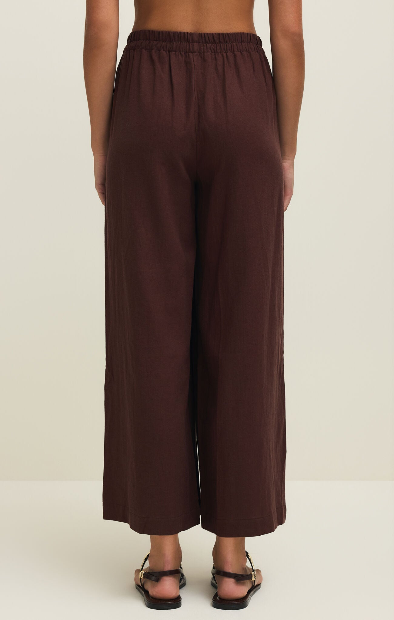 Scout Linen Pant - Chocolate Cherry PANTS Z Supply