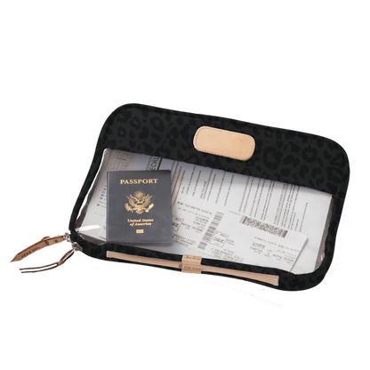 Clear Folio (Order in any color!) Folders Jon Hart Dark Leopard Coated Canvas