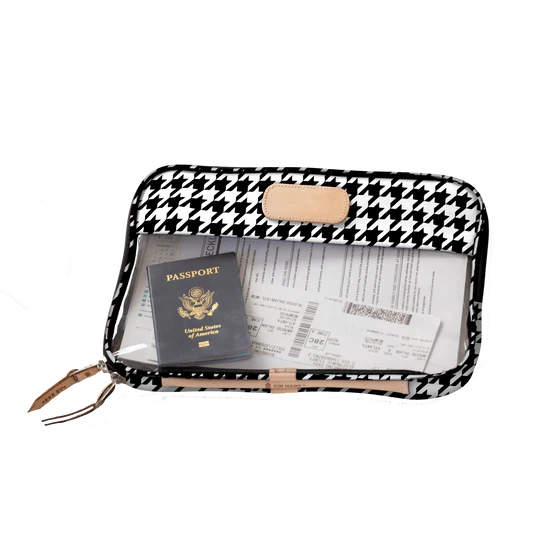 Clear Folio (Order in any color!) Folders Jon Hart Houndstooth Coated Canvas