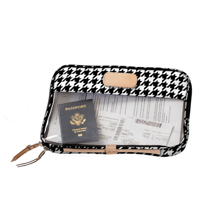 Clear Folio (Order in any color!) Folders Jon Hart Houndstooth Coated Canvas