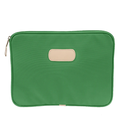 13" Computer Case (Order in any color!) Computer Cases Jon Hart Kelly Green Coated Canvas  