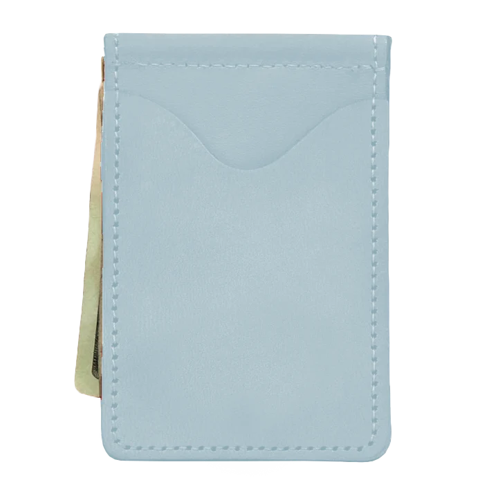 McClip (Order in any color!) Card Holders Jon Hart Arctic Blue Leather