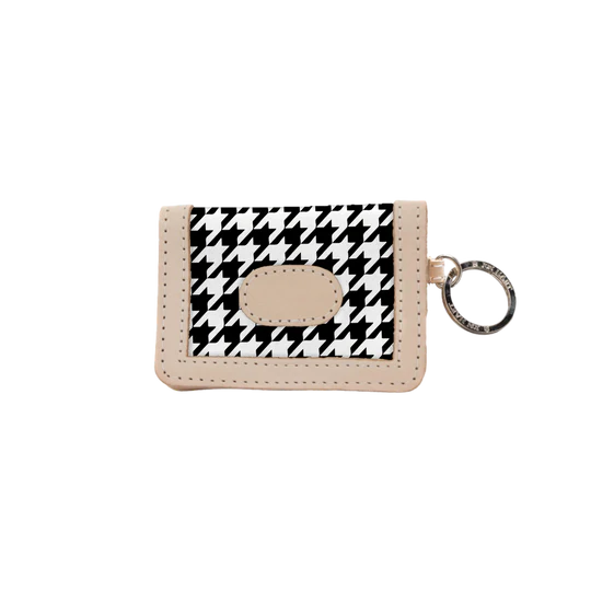 ID Wallet (Order in any color!) Wallets Jon Hart Houndstooth Coated Canvas