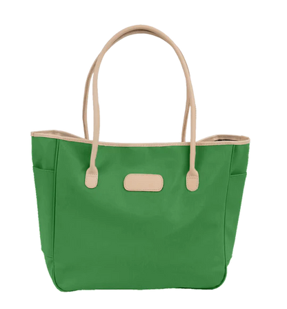 Tyler Tote (Order in any color!) Totes Jon Hart Kelly Green Coated Canvas  
