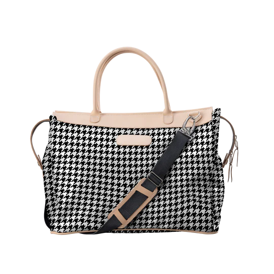 Burleson Bag (Order in any color!) Travel Bags Jon Hart Houndstooth Coated Canvas