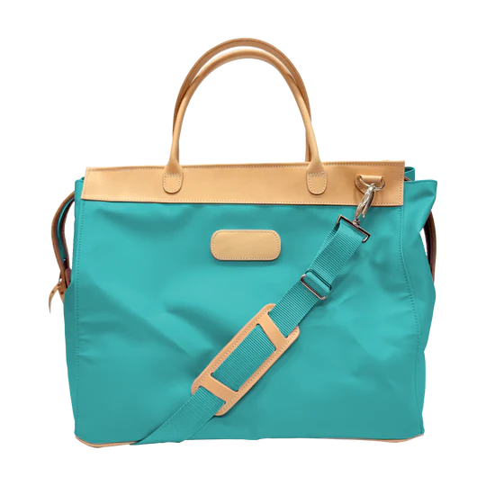 Burleson Bag (Order in any color!) Travel Bags Jon Hart Teal Coated Canvas