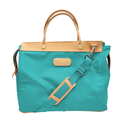 Burleson Bag (Order in any color!) Travel Bags Jon Hart Teal Coated Canvas
