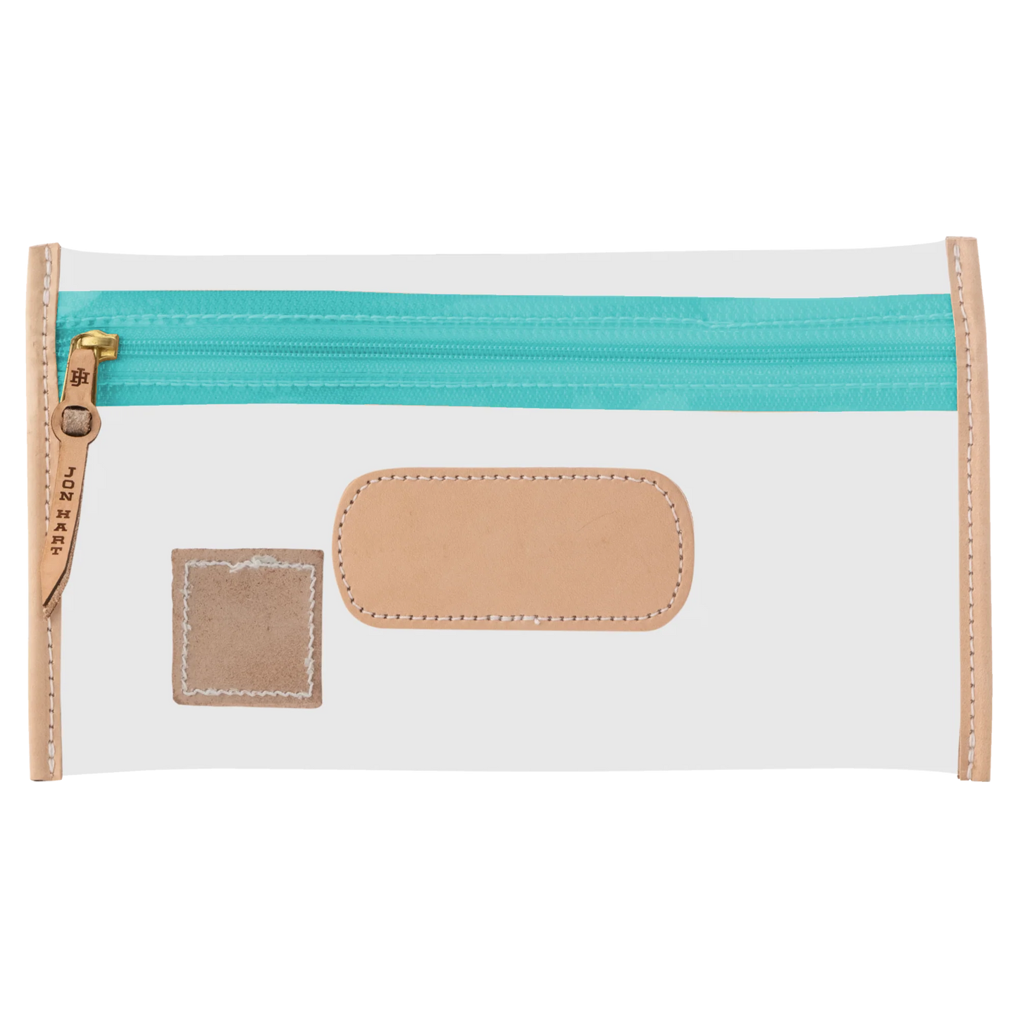 Clear Pouch (Order in any color!) Pouches/Small Bags Jon Hart Teal Webbing