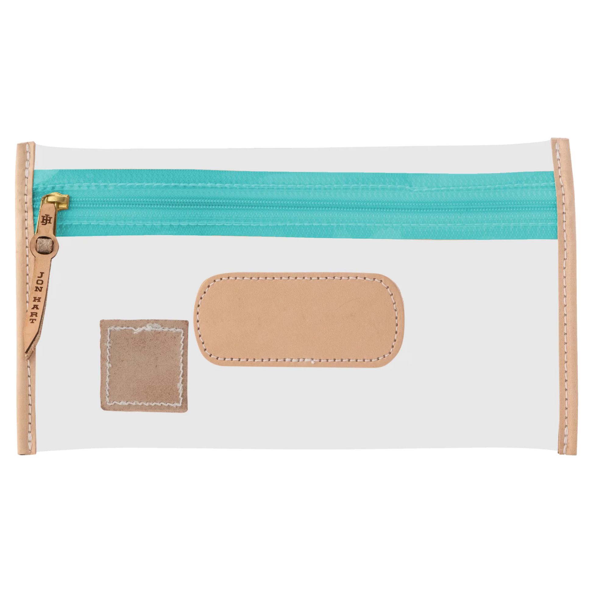 Clear Pouch (Order in any color!) Pouches/Small Bags Jon Hart Teal Webbing